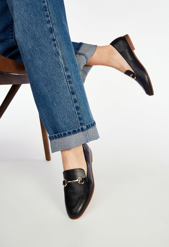 London Flat Loafer Black