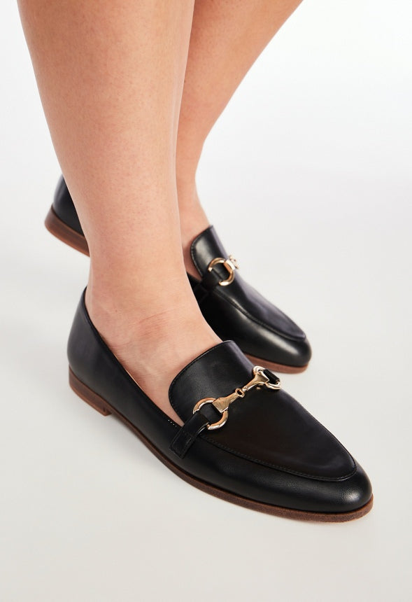 London Flat Loafer Black
