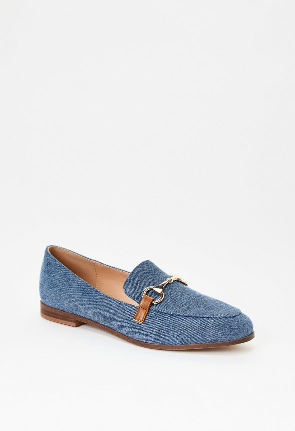 London Flat Loafer Medium Denim