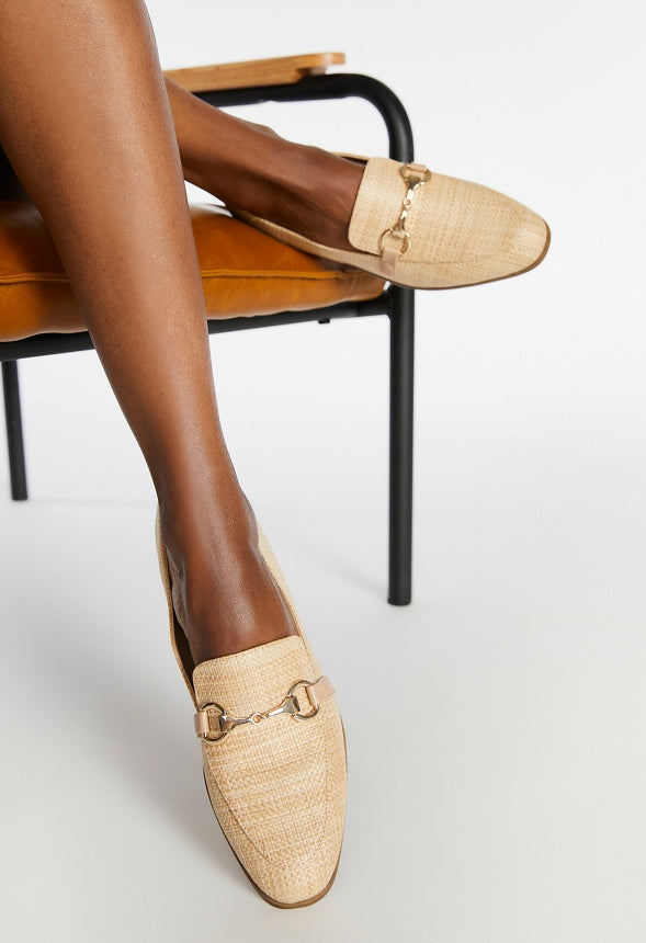 London Flat Loafer Dark Natural