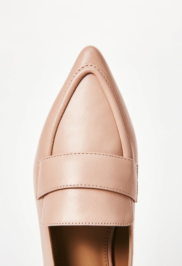Carmen Flat Loafer Blush
