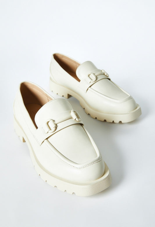 Frankie Flat Loafer Birch