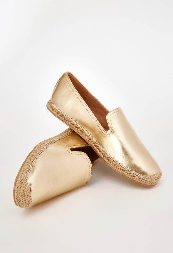 Gabrielle Slip-On Flat Gold