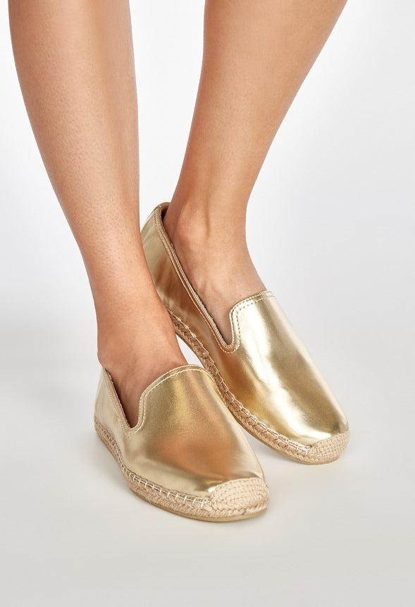 Gabrielle Slip-On Flat Gold