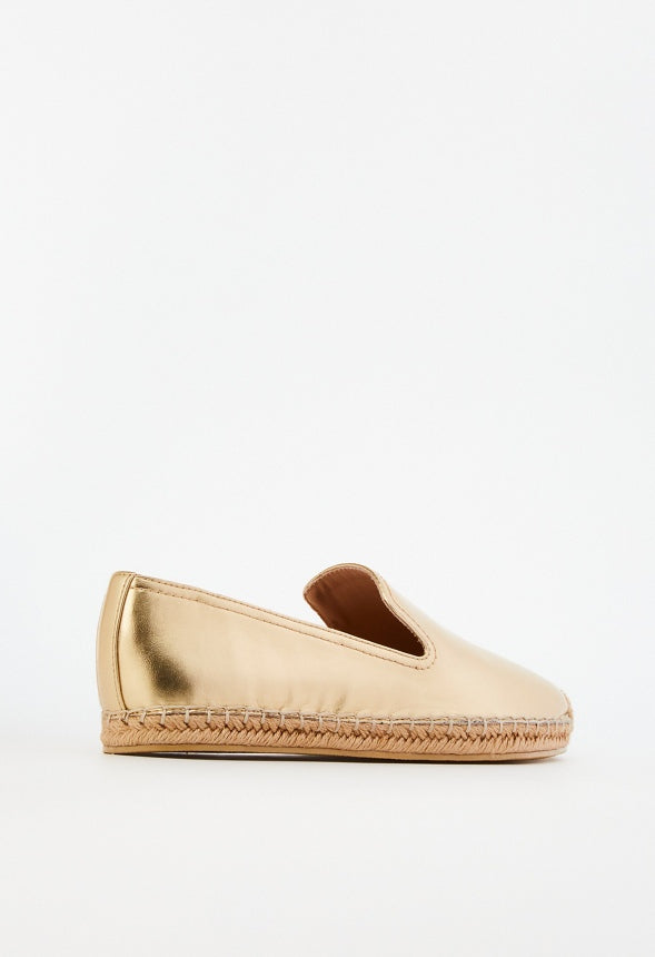 Gabrielle Slip-On Flat Gold