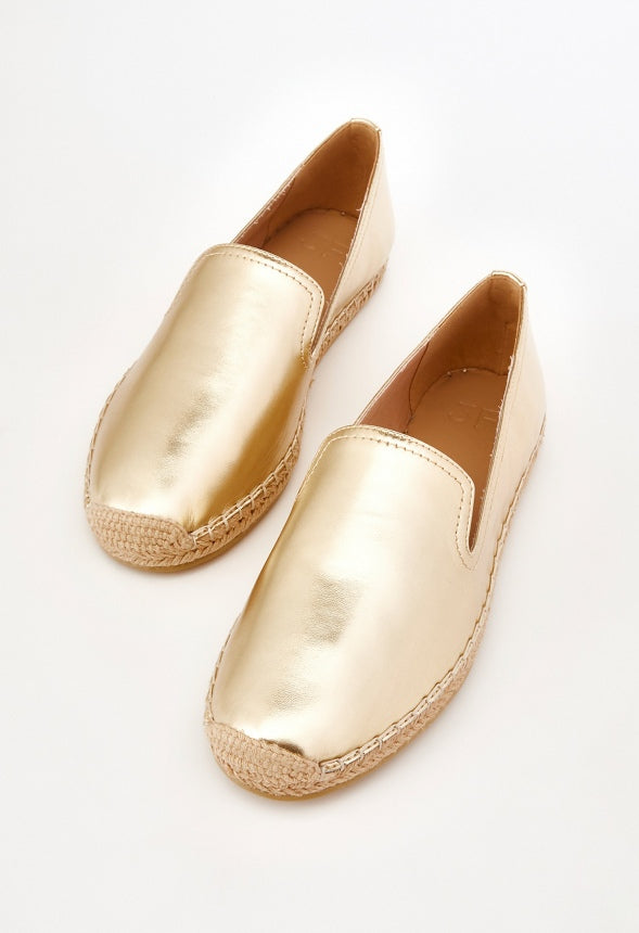 Gabrielle Slip-On Flat Gold