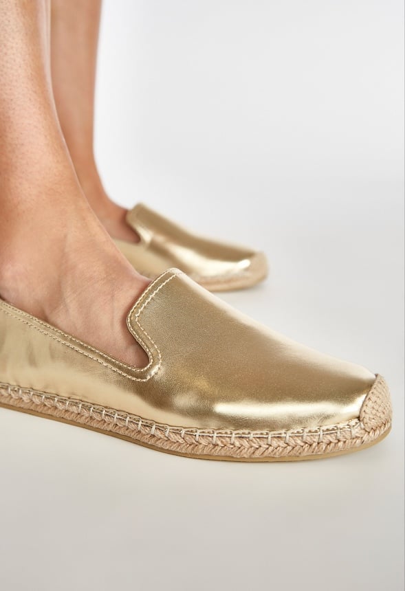 Gabrielle Slip-On Flat Gold
