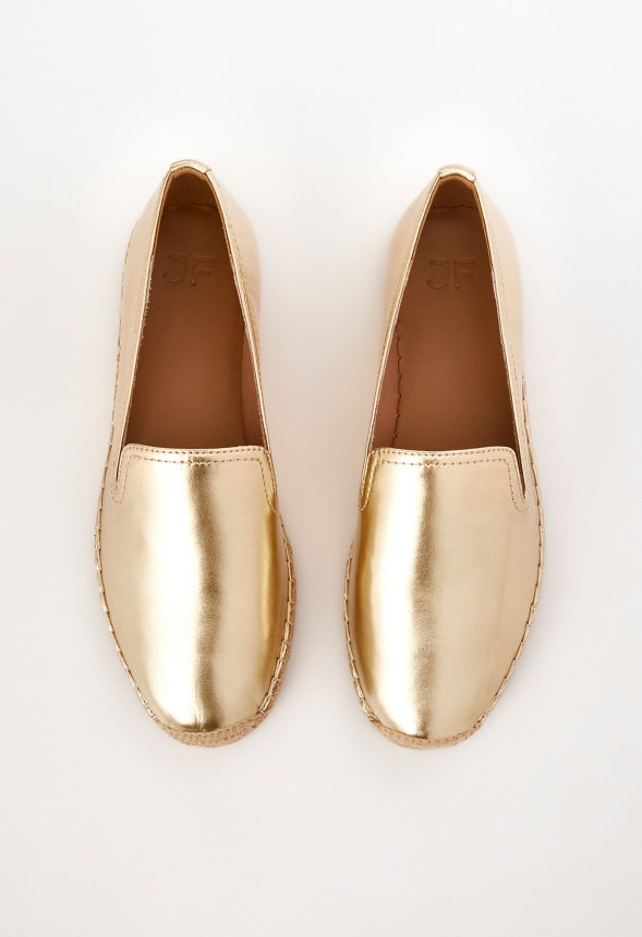 Gabrielle Slip-On Flat Gold