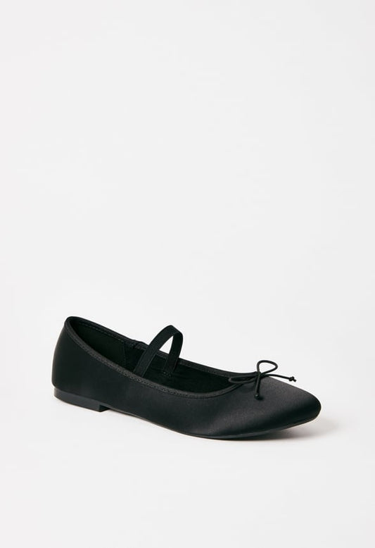 Gemma Mary Jane Ballet Flat Black