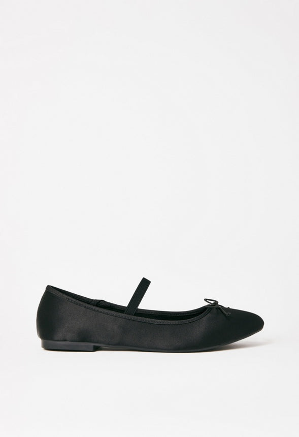 Gemma Mary Jane Ballet Flat Black