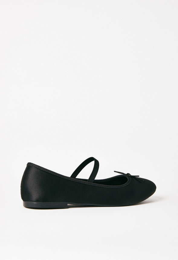 Gemma Mary Jane Ballet Flat Black