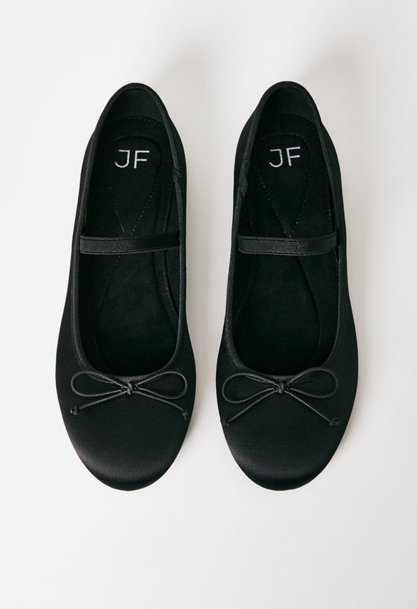 Gemma Mary Jane Ballet Flat Black