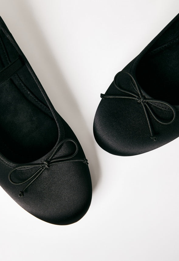 Gemma Mary Jane Ballet Flat Black