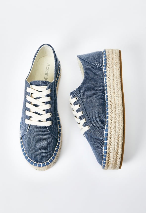 Veva Espadrille Platform Sneaker Chambray
