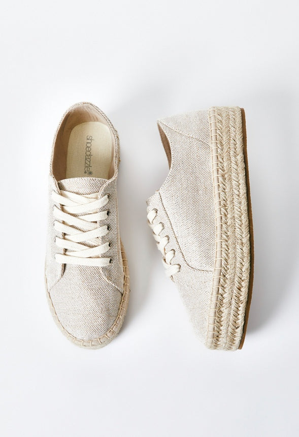 Veva Espadrille Platform Sneaker Natural