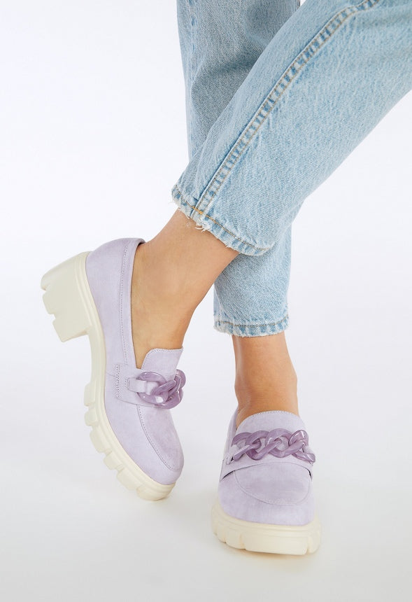 Elia Lug Sole Loafer Orchid Petal