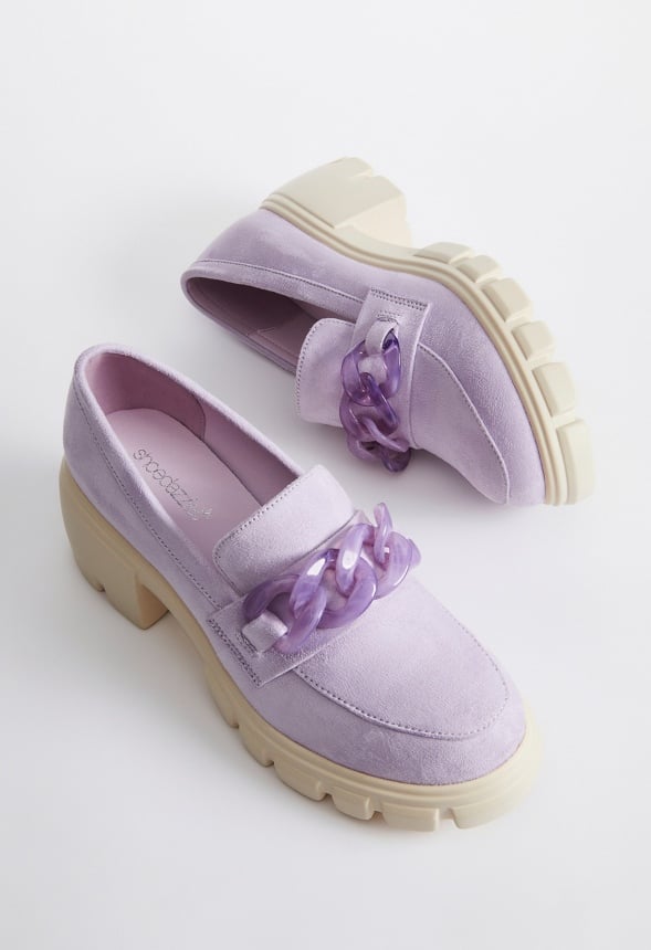 Elia Lug Sole Loafer Orchid Petal