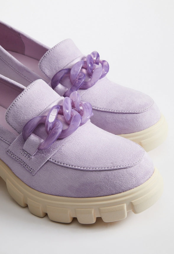 Elia Lug Sole Loafer Orchid Petal