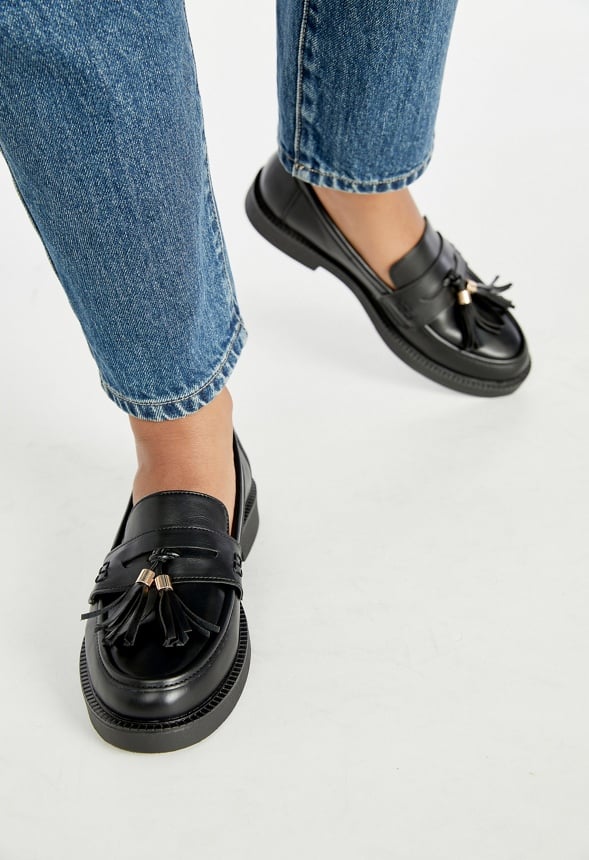 Georgia Slip-On Loafer Black