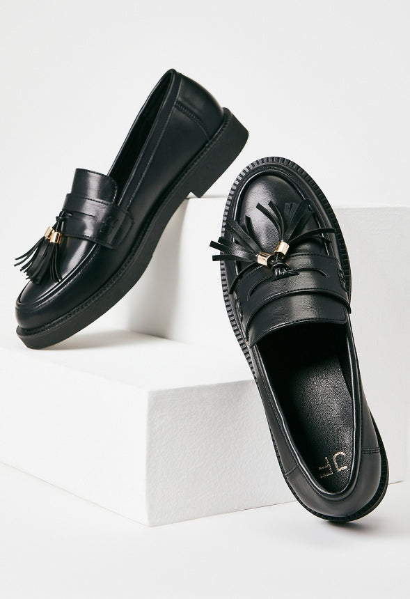 Georgia Slip-On Loafer Black