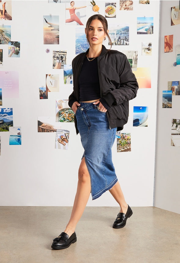 Georgia Slip-On Loafer Black