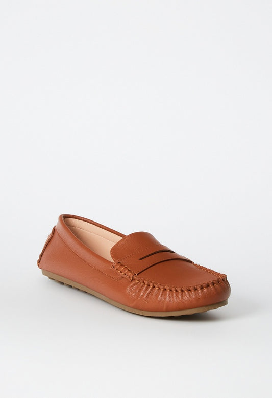 Reese Slip-On Loafer Leather Brown