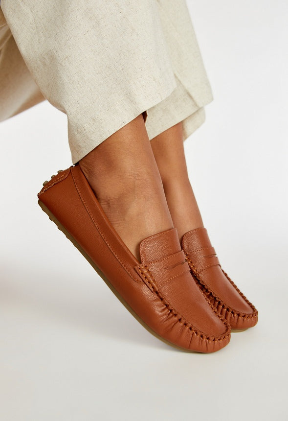 Reese Slip-On Loafer Leather Brown