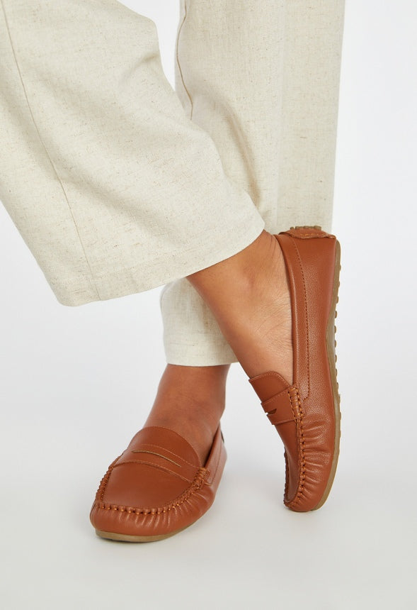 Reese Slip-On Loafer Leather Brown
