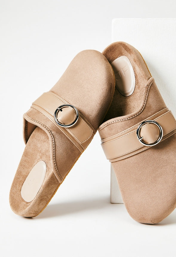 Albie Flat Slide Portabella