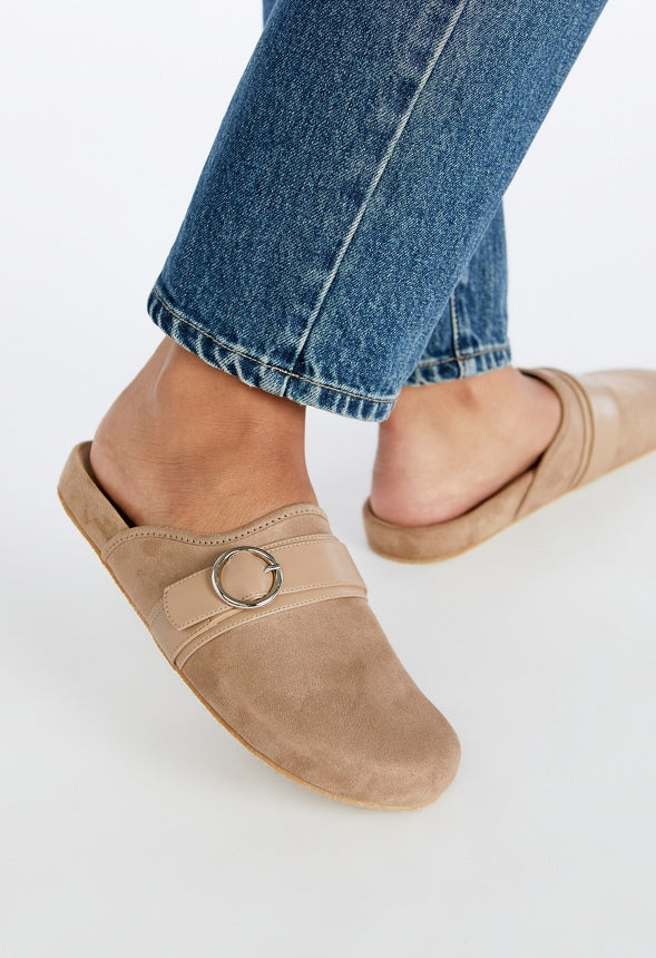 Albie Flat Slide Portabella