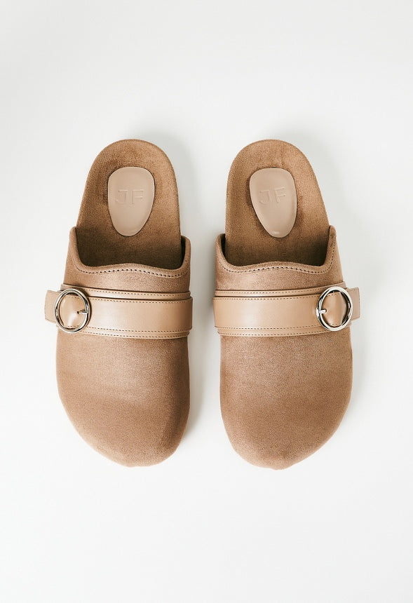 Albie Flat Slide Portabella