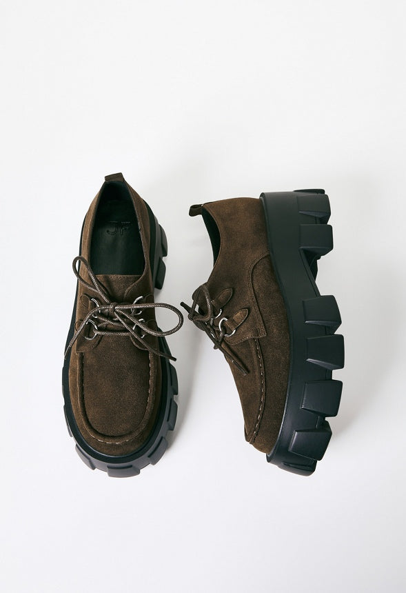 Maxie Lug Sole Flat Cubb