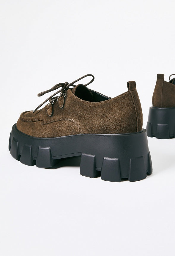 Maxie Lug Sole Flat Cubb