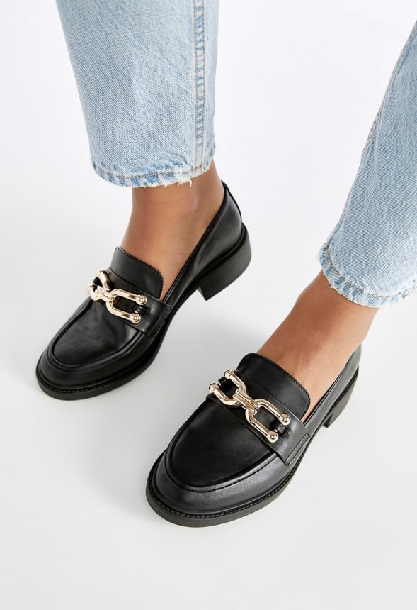Camille Slip-On Loafer Black Caviar
