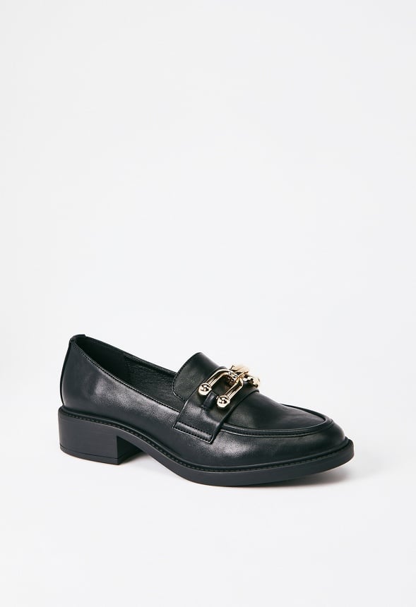 Camille Slip-On Loafer Black Caviar