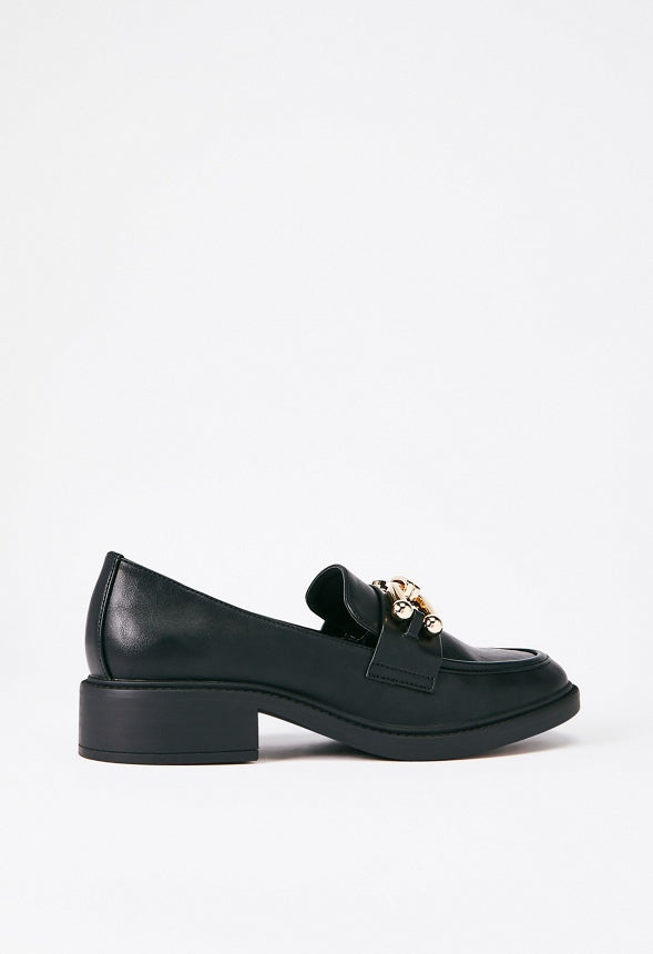 Camille Slip-On Loafer Black Caviar