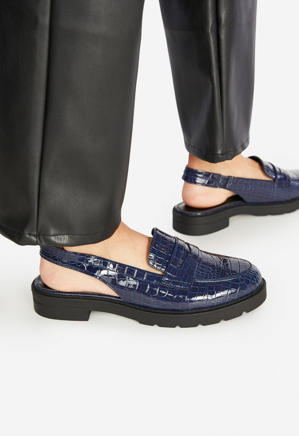 Elea Flat Loafer Dark Sapphire