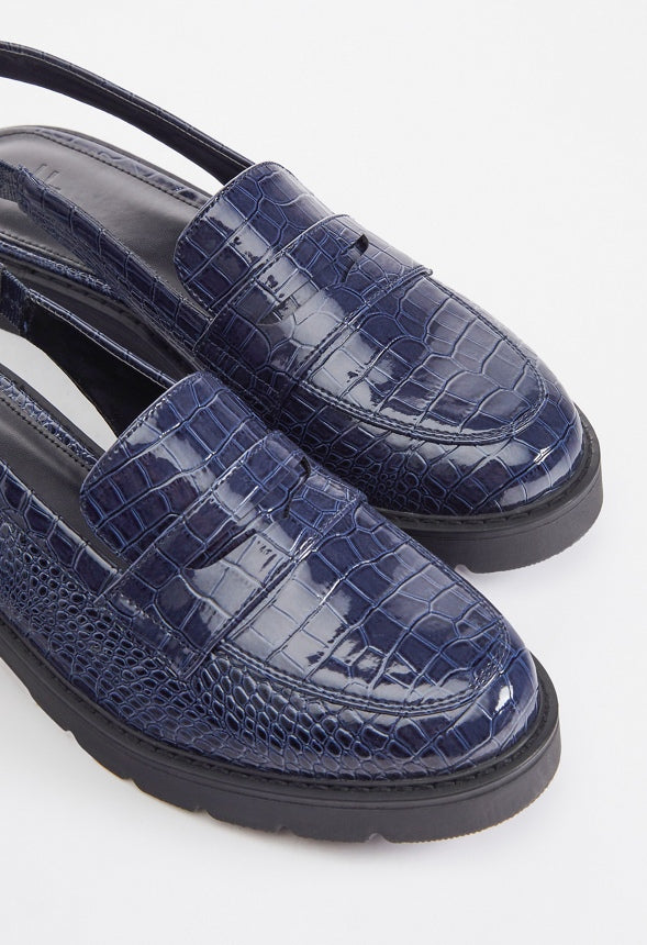 Elea Flat Loafer Dark Sapphire