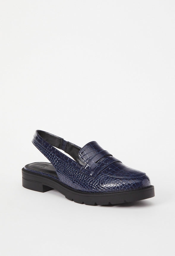 Elea Flat Loafer Dark Sapphire