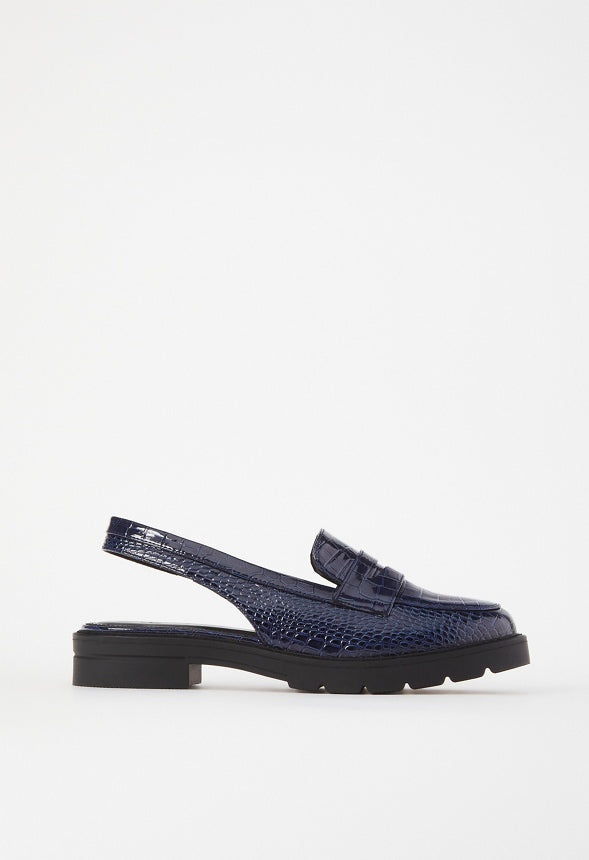 Elea Flat Loafer Dark Sapphire