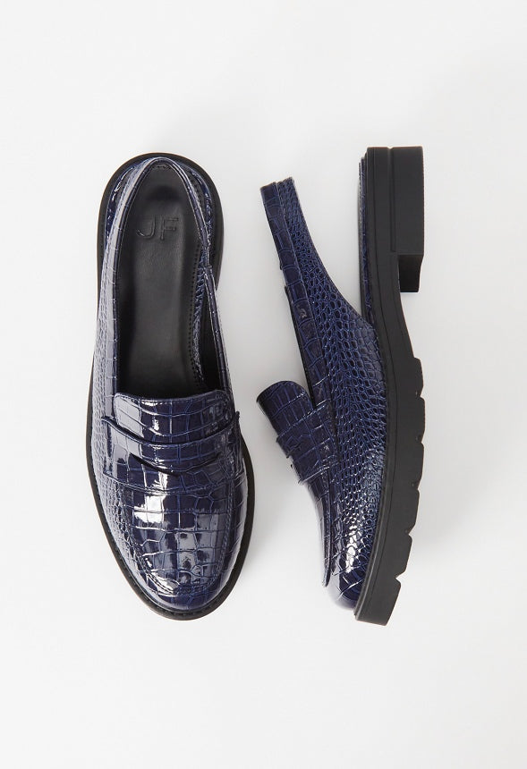 Elea Flat Loafer Dark Sapphire