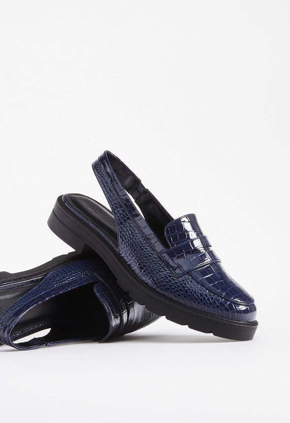 Elea Flat Loafer Dark Sapphire