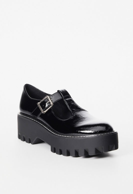Liv Flat Loafer Black Caviar