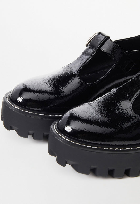 Liv Flat Loafer Black Caviar