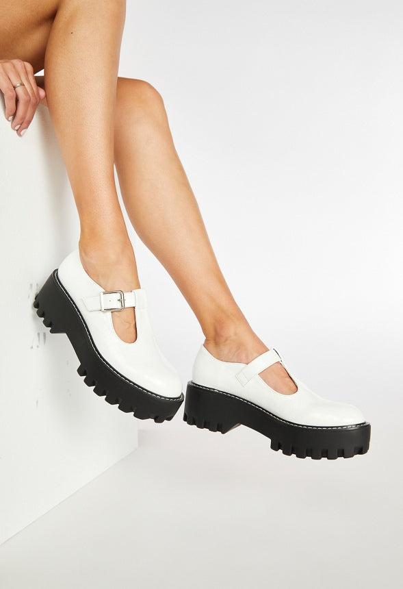 Liv Flat Loafer Bright White