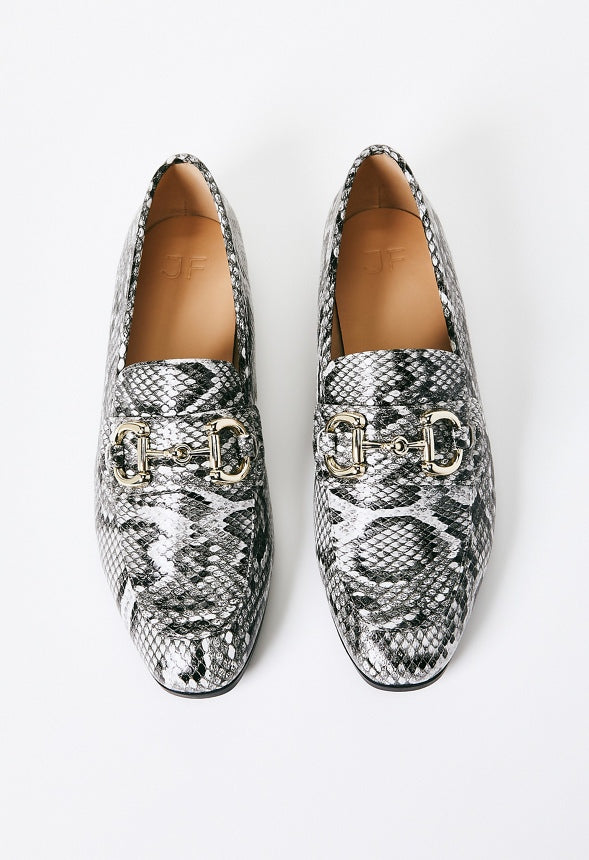 Johanna Slip-On Loafer Black/White