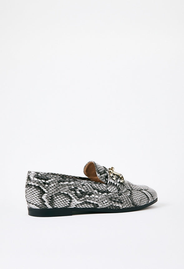 Johanna Slip-On Loafer Black/White