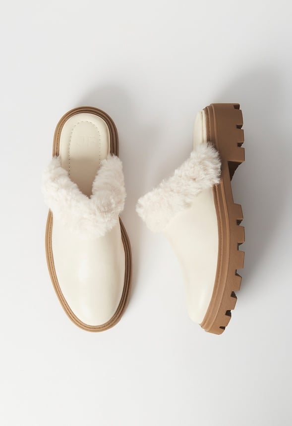 Minka Lug Sole Mule Birch