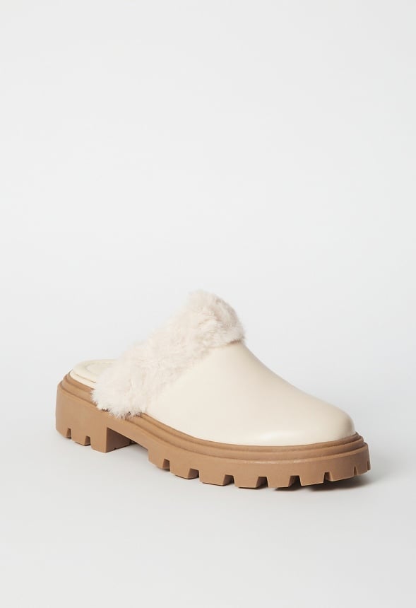 Minka Lug Sole Mule Birch