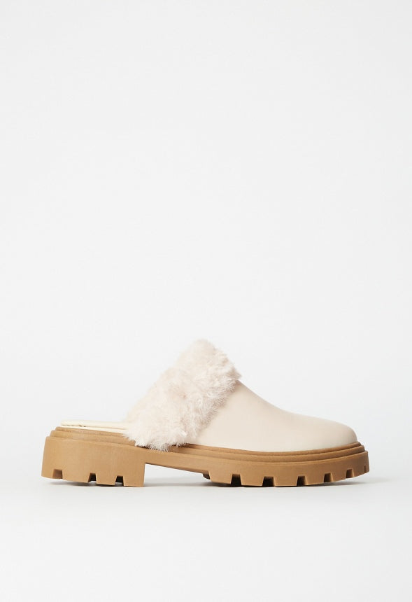 Minka Lug Sole Mule Birch